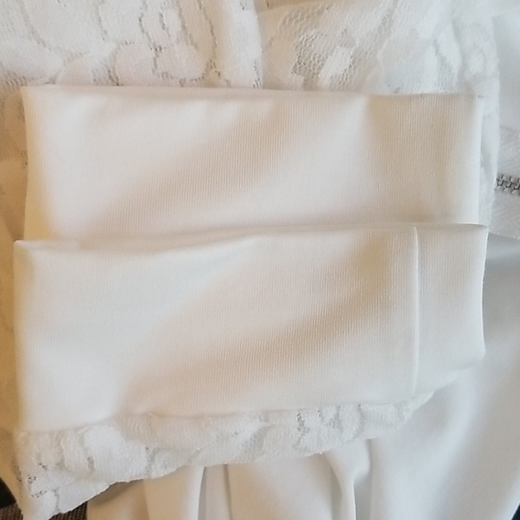 Lularoe supply bomber jacket with lace sleeves - Picture 4 of 4